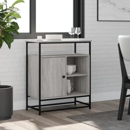 Sonoma gray engineered wood sideboard 90x34x80 cm by , Sideboards - Ref: Foro24-835547, Price: 65,84 €, Discount: %