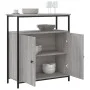 Engineered wood sideboard in Sonoma grey, 70x30x80 cm. by , Sideboards - Ref: Foro24-835532, Price: 69,02 €, Discount: %
