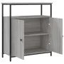 Engineered wood sideboard in Sonoma grey, 70x30x80 cm. by , Sideboards - Ref: Foro24-835532, Price: 69,02 €, Discount: %