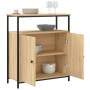 Engineered wood sideboard in Sonoma oak, 70x30x80 cm. by , Sideboards - Ref: Foro24-835530, Price: 69,76 €, Discount: %
