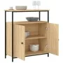 Engineered wood sideboard in Sonoma oak, 70x30x80 cm. by , Sideboards - Ref: Foro24-835530, Price: 68,64 €, Discount: %