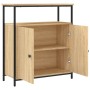 Engineered wood sideboard in Sonoma oak, 70x30x80 cm. by , Sideboards - Ref: Foro24-835530, Price: 69,76 €, Discount: %