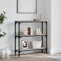 Engineered wood gray Sonoma console table 75x22.5x75 cm by , Side tables - Ref: Foro24-834033, Price: 45,42 €, Discount: %