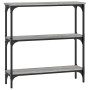 Engineered wood gray Sonoma console table 75x22.5x75 cm by , Side tables - Ref: Foro24-834033, Price: 45,42 €, Discount: %