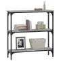 Engineered wood gray Sonoma console table 75x22.5x75 cm by , Side tables - Ref: Foro24-834033, Price: 44,81 €, Discount: %
