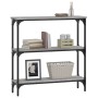 Sonoma Konsolentisch aus grauem Holzwerkstoff 75x22,5x75 cm von , Seitentische - Ref: Foro24-834033, Preis: 45,42 €, Rabatt: %