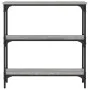 Engineered wood gray Sonoma console table 75x22.5x75 cm by , Side tables - Ref: Foro24-834033, Price: 44,81 €, Discount: %