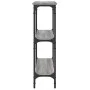 Engineered wood gray Sonoma console table 75x22.5x75 cm by , Side tables - Ref: Foro24-834033, Price: 44,81 €, Discount: %