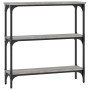 Engineered wood gray Sonoma console table 75x22.5x75 cm by , Side tables - Ref: Foro24-834033, Price: 45,42 €, Discount: %