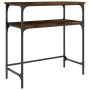 Konsolentisch Holzwerkstoff Räuchereiche 75x35,5x75 cm von , Seitentische - Ref: Foro24-834052, Preis: 42,29 €, Rabatt: %