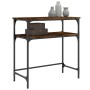 Konsolentisch Holzwerkstoff Räuchereiche 75x35,5x75 cm von , Seitentische - Ref: Foro24-834052, Preis: 42,29 €, Rabatt: %