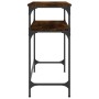 Konsolentisch Holzwerkstoff Räuchereiche 75x35,5x75 cm von , Seitentische - Ref: Foro24-834052, Preis: 42,29 €, Rabatt: %