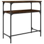 Konsolentisch Holzwerkstoff Räuchereiche 75x35,5x75 cm von , Seitentische - Ref: Foro24-834052, Preis: 42,29 €, Rabatt: %
