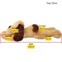 Perro de peluche marrón 120 cm de vidaXL, Animales de peluche - Ref: Foro24-80143, Precio: 41,99 €, Descuento: %