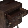 Mesita de noche de madera maciza reciclada 40x30x50 cm de vidaXL, Mesitas de noche - Ref: Foro24-245916, Precio: 129,77 €, De...