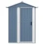 Garden shed gray galvanized steel 126x97.5x177 cm by , Sheds - Ref: Foro24-316234, Price: 147,50 €, Discount: %
