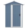 Gartenschuppen aus grau verzinktem Stahl, 126 x 97,5 x 177 cm von , Schuppen - Ref: Foro24-316234, Preis: 150,22 €, Rabatt: %