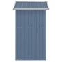 Gartenschuppen aus grau verzinktem Stahl, 126 x 97,5 x 177 cm von , Schuppen - Ref: Foro24-316234, Preis: 150,22 €, Rabatt: %