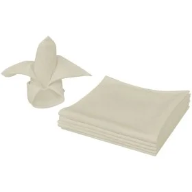 Napkins 25 units cream 50x50 cm by vidaXL, cloth napkins - Ref: Foro24-131439, Price: 28,79 €, Discount: %
