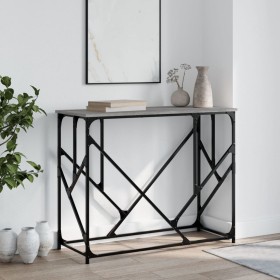 Sonoma grauer Konsolentisch aus Holzwerkstoff, 100 x 40 x 80 cm von , Seitentische - Ref: Foro24-834118, Preis: 54,60 €, Raba...