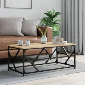 Couchtisch aus Sonoma-Eichensperrholz, 100 x 50 x 40 cm von , Couchtisch - Ref: Foro24-834126, Preis: 51,47 €, Rabatt: %