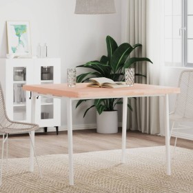 Tablero de mesa cuadrado de madera maciza de haya 90x90x4 cm