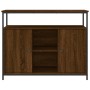 Brown oak engineered wood sideboard 100x35x80 cm by , Sideboards - Ref: Foro24-835503, Price: 106,58 €, Discount: %