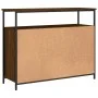 Brown oak engineered wood sideboard 100x35x80 cm by , Sideboards - Ref: Foro24-835503, Price: 105,15 €, Discount: %