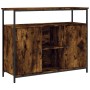 Smoked oak engineered wood sideboard 100x35x80 cm by , Sideboards - Ref: Foro24-835501, Price: 98,76 €, Discount: %