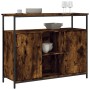 Sideboard aus geräuchertem Eichenholzwerkstoff, 100 x 35 x 80 cm von , Sideboards - Ref: Foro24-835501, Preis: 98,76 €, Rabat...