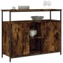 Smoked oak engineered wood sideboard 100x35x80 cm by , Sideboards - Ref: Foro24-835501, Price: 97,22 €, Discount: %