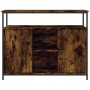 Sideboard aus geräuchertem Eichenholzwerkstoff, 100 x 35 x 80 cm von , Sideboards - Ref: Foro24-835501, Preis: 98,76 €, Rabat...