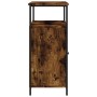 Sideboard aus geräuchertem Eichenholzwerkstoff, 100 x 35 x 80 cm von , Sideboards - Ref: Foro24-835501, Preis: 98,76 €, Rabat...