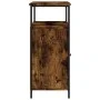 Smoked oak engineered wood sideboard 100x35x80 cm by , Sideboards - Ref: Foro24-835501, Price: 97,22 €, Discount: %