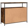 Sideboard aus geräuchertem Eichenholzwerkstoff, 100 x 35 x 80 cm von , Sideboards - Ref: Foro24-835501, Preis: 98,76 €, Rabat...
