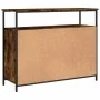 Smoked oak engineered wood sideboard 100x35x80 cm by , Sideboards - Ref: Foro24-835501, Price: 97,22 €, Discount: %