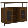 Brown oak engineered wood sideboard 100x35x80 cm by , Sideboards - Ref: Foro24-835508, Price: 96,95 €, Discount: %