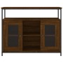 Brown oak engineered wood sideboard 100x35x80 cm by , Sideboards - Ref: Foro24-835508, Price: 96,95 €, Discount: %