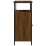 Brown oak engineered wood sideboard 100x35x80 cm by , Sideboards - Ref: Foro24-835508, Price: 96,95 €, Discount: %