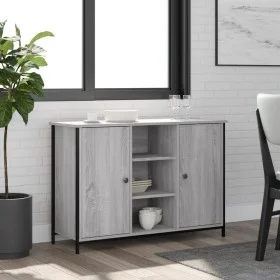 Aparador de madera de ingeniería gris Sonoma 100x35x70 cm by , Sideboards - Ref: Foro24-835517, Price: 86,10 €, Discount: %