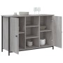 Aparador de madera de ingeniería gris Sonoma 100x35x70 cm by , Sideboards - Ref: Foro24-835517, Price: 87,37 €, Discount: %