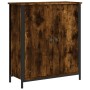 Aparador de madera de ingeniería roble ahumado 70x30x80 cm by , Sideboards - Ref: Foro24-835536, Price: 58,79 €, Discount: %