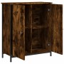 Aparador de madera de ingeniería roble ahumado 70x30x80 cm by , Sideboards - Ref: Foro24-835536, Price: 58,79 €, Discount: %