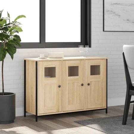 Sonoma Oak Engineered Wood Sideboard 100x35x70 cm by , Sideboards - Ref: Foro24-835520, Price: 105,25 €, Discount: %