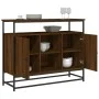 Brown oak engineered wood sideboard 100x35x80 cm by , Sideboards - Ref: Foro24-835543, Price: 85,40 €, Discount: %