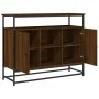 Brown oak engineered wood sideboard 100x35x80 cm by , Sideboards - Ref: Foro24-835543, Price: 85,40 €, Discount: %