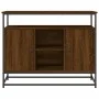 Brown oak engineered wood sideboard 100x35x80 cm by , Sideboards - Ref: Foro24-835543, Price: 85,40 €, Discount: %
