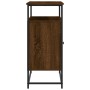 Brown oak engineered wood sideboard 100x35x80 cm by , Sideboards - Ref: Foro24-835543, Price: 87,10 €, Discount: %