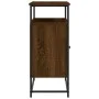 Brown oak engineered wood sideboard 100x35x80 cm by , Sideboards - Ref: Foro24-835543, Price: 85,40 €, Discount: %
