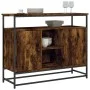 Sideboard aus geräuchertem Eichenholzwerkstoff, 100 x 35 x 80 cm von , Sideboards - Ref: Foro24-835541, Preis: 81,05 €, Rabat...